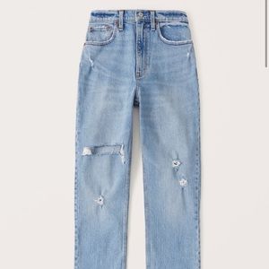 90’s ultra high rise straight leg Jean
